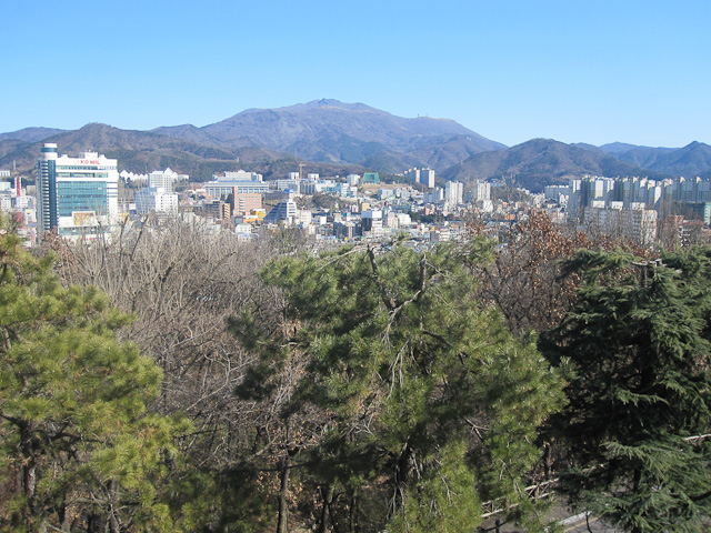 Top of the Pavillion, Sajik Park, Gwangju
